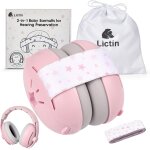 Casque anti bruit bebe 2 en 1, confortable casque bb anti bruit, casque anti bruit enfant pour moins ...