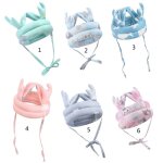 Casque anti - chute pour b�b�, casquette de marche pour enfant en bas age, respirant, imprim� football, ...
