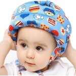 Casque b�b� infant head protector toddler chapeau de protection casque de s�curit� r�glable en coton ...