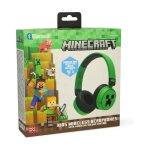 Casque bluetooth enfant minecraft mc1231  vert, limitation 85 db, usbc, 24h