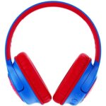 Casque sans fil - powerlocus - bobo bleu / rouge - bluetooth 5. 3 - autonomie 45h - microphone int�gr� ...