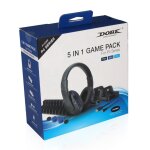 Casque stéréo + double station de chargement + support de stockage disque + câble de charge housse en ... Casque stéréo + double station de chargement + support de stockage disque + câble de charge housse en ...