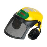 Casque de travailleur forestier avec visi�re