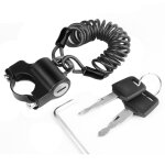 Casque de vlo cble mtallique serrure code voiture electrique serrure portable corde extrieure equipement ...