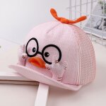 Casquettes de baseball en maille pour enfants, joli chapeau en coton de canard de dessin, pare - soleil ... Casquettes de baseball en maille pour enfants, joli chapeau en coton de canard de dessin, pare - soleil ...
