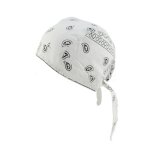 Casquette de cyclisme en pur coton pour hommes et femmes, foulard, bandana, chapeau de pirate, a schage ...