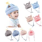 Casquette de protection anti - collision pour b�b�s, 1 pi�ce, chapeau de s�curit� pour nourrissons, doux ...