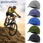 Casquette de protection pour cyclisme, chapeau elastique d'été, maille de couleur unie, anti - poussière, ... Casquette de protection pour cyclisme, chapeau elastique d'été, maille de couleur unie, anti - poussière, ...