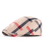 Casquettes de sport unisexes décontractées classiques pour hommes et femmes, bérets a carreaux de style ... Casquettes de sport unisexes décontractées classiques pour hommes et femmes, bérets a carreaux de style ...