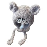 Casquette tendance pour enfant, couvre - chef r�sistant au froid, petite d�coration d'oreille, chapeau ...