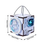 Casse - tte en bois pour enfants, cube actif en bois, bote de verrouillage, jouet d'apprentissage prcoce, ...