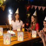 Cauc - lot de 12 photophores décoratifs pour 17e anniversaire fille - décoration d'anniversaire de 17 ... Cauc - lot de 12 photophores décoratifs pour 17e anniversaire fille - décoration d'anniversaire de 17 ...