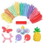 Cauc - 260q modlisation ballons, long ballon pour animaux avec pompe, 100 pices sculpture ballons magiques, ...