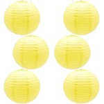 Cauc - lot de 6 lanternes en papier rondes chinoises japonaises ¿¿ suspendre pour halloween, mariage, ... Cauc - lot de 6 lanternes en papier rondes chinoises japonaises ¿¿ suspendre pour halloween, mariage, ...