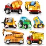 Cauc - 7 ballons géants excavatrice en aluminium, xxl ballons bulldozer chariot élévateur tracteur hélium ... Cauc - 7 ballons géants excavatrice en aluminium, xxl ballons bulldozer chariot élévateur tracteur hélium ...