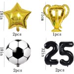 Cauc - ballon football, deco anniversaire 25 ans hommes, football ballon 25 ans anniversaire mâle, géant ... Cauc - ballon football, deco anniversaire 25 ans hommes, football ballon 25 ans anniversaire mâle, géant ...