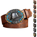 Cauc - ceintures de cowboy pour homme et femme, ceintures homme, ceinture m�di�val de en cuir avec boucle ...