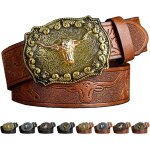 Cauc - ceintures de cowboy pour homme et femme, ceintures homme, ceinture m�di�val de en cuir avec boucle ...