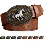 Cauc - ceintures de cowboy pour homme et femme, ceintures homme, ceinture m�di�val de en cuir avec boucle ...