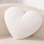 Cauc - coussin en forme de c?ur pour enfant - doux et moelleux - en peluche - dcoration de canap - ...