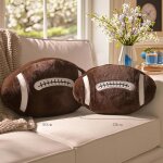 Cauc - coussin coussin de rugby peluche, ballon de football amricain dcoration enfant, oreiller canap ...