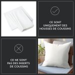 Cauc - couvre - oreillers de lancement de coton ensemble de 2 i 18x18 in (45x45 cm) - bleu d'oeuf i pas ... Cauc - couvre - oreillers de lancement de coton ensemble de 2 i 18x18 in (45x45 cm) - bleu d'oeuf i pas ...