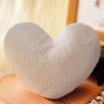 Cauc - oreiller coeur, coussin en forme de coeur, coussin dcoratif en forme de coeur en peluche, coussin ...