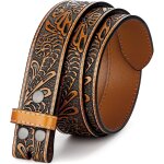 Cauc - sangle de ceinture en cuir occidental pour homme et femme, cowboy, cowgirl, ceintures en cuir ...