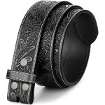Cauc - sangle de ceinture en cuir occidental pour homme et femme, cowboy, cowgirl, ceintures en cuir ...