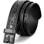 Cauc - sangle de ceinture en cuir occidental pour homme et femme, cowboy, cowgirl, ceintures en cuir ...