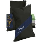 Cauc - velvety soft 1615. 2355 lot de 2 taies d'oreiller, 40 x 80 cm, noires Cauc - velvety soft 1615. 2355 lot de 2 taies d'oreiller, 40 x 80 cm, noires