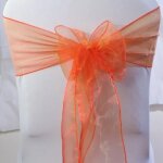 Ceinturage de chaise en organza, 25 pices, ruban avec n?ud, pour banquet, htel, fte, dcoration d'anniversa ...