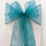 Ceinturage de chaise en organza, 25 pices, ruban avec n?ud, pour banquet, htel, fte, dcoration d'anniversa ...