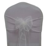 Ceinturage en organza pour dcoration de mariage, 50 / 100 pices, pour pelouse romantique, nol, fte ...