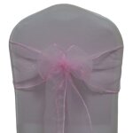 Ceinturage en organza pour dcoration de mariage, 50 / 100 pices, pour pelouse romantique, nol, fte ...