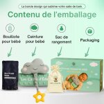 Ceinture bouillotte bébé anti - coliques avec doudou musical, gel chaud / froid, anneau dentaire silicone ... Ceinture bouillotte bébé anti - coliques avec doudou musical, gel chaud / froid, anneau dentaire silicone ...