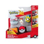 Ceinture clip 'n' go bandai - pokmon - 1 ceinture. 1 quick ball. 1 premier ball et 1 figurine 5 cm flambino ...