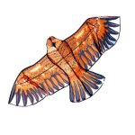 Cerf - volant en forme d'aigle plat de 1, 1 m, avec ficelle de 30 mtres, oiseaux volant, jouets d'extrieur ...