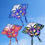 Cerf - volant a motif papillon, produit de printemps, spinner a vent, accessoire d'ext�rieur interactif, ...