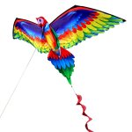 Cerf - volant de perroquet 3d, oiseau volant avec poign�e de queue, jeu d'ext�rieur pour enfants, jouet ...