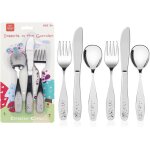 Cfrx - couvert enfant, 6 pcs couvert enfant inox, 2 x fourchette enfant, 2 x couteau, 2 x cuillere, set ...