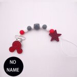 Chaîne attache - tétine en silicone avec nom pour bébé, joli porte - tétine, a tête de souris, fait main, ... Chaîne attache - tétine en silicone avec nom pour bébé, joli porte - tétine, a tête de souris, fait main, ...