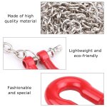 Chane et manilles de remorquage en alliage mtallique, chelle 1:10, pour accessoire de camion rc crawler ...