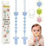 Chaîne porte - tétine en silicone alimentaire - clip pour crochet sans vis pour la sécurité de vos enfants ... Chaîne porte - tétine en silicone alimentaire - clip pour crochet sans vis pour la sécurité de vos enfants ...