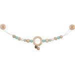 Chane poussette etoile turquoise