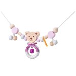 Chane pour poussette ours steiff rose