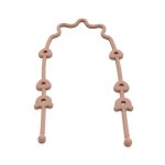 Chaîne sucette pour bébé avec sangles sécurité, support en silicone, accessoire poussette chaise haute, ... Chaîne sucette pour bébé avec sangles sécurité, support en silicone, accessoire poussette chaise haute, ...