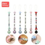 Cha�ne de t�tine de luxe pour b�b�, 1 pi�ce, mannequin, mignon, dessin anim�, t�te d'animal, cadeau de ...