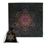 Cha�ne de tirage de tarot de sac, bijoux de stockage de conseil, de d�coration nappe, une carte de jeu ...