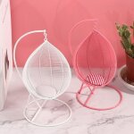Chaise balanoire pour maison de poupe 1:12, mobilier miniature, hamac, meubles de jardin, jouet dcoratif ...